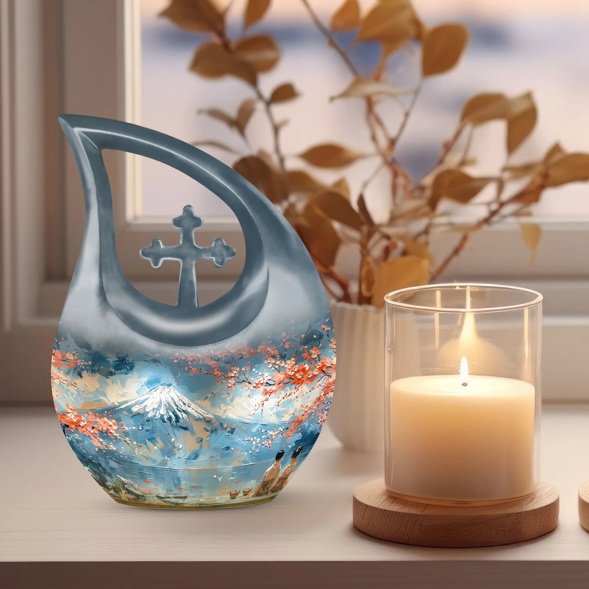 Reflections: A Tale of Peace - Memorial Urn from Urn Mountain