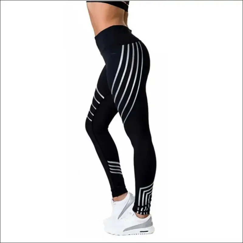 Reflective sport yoga pants