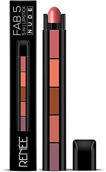 RENEE FAB 5 (5 in 1 Lipstick) 0.26 oz (FAB5 NUDE)
