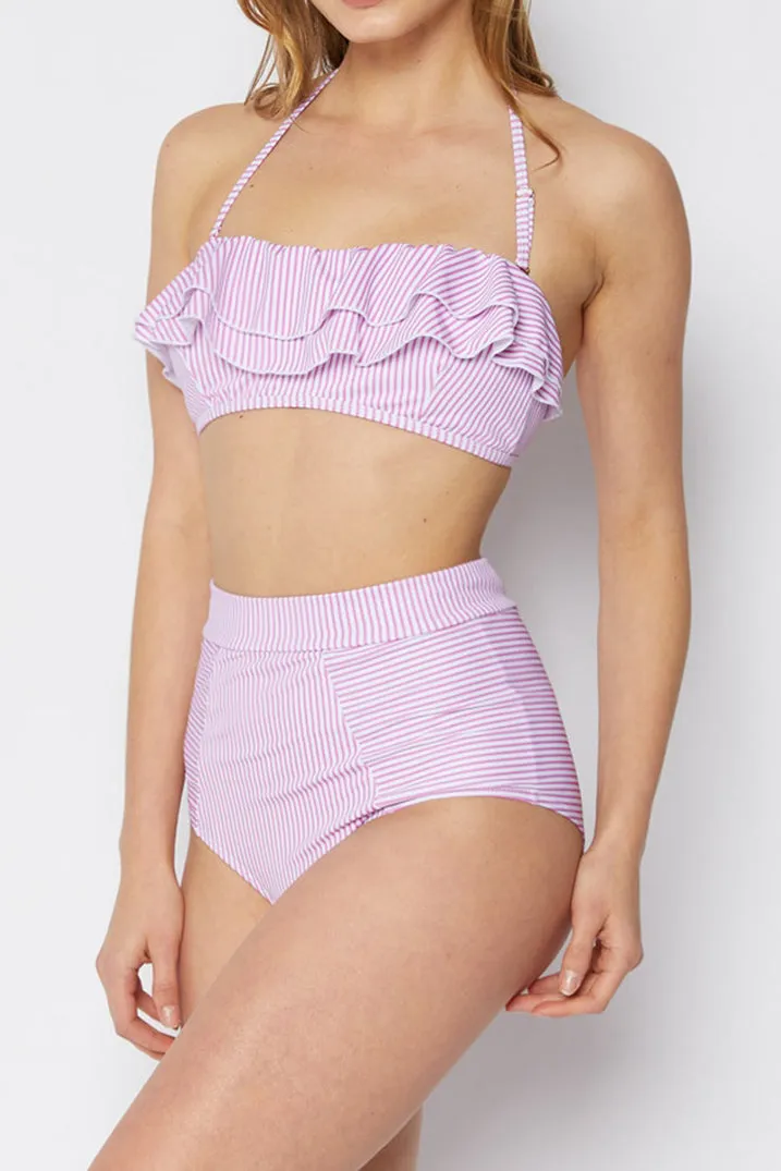 Retro Ruffle Swimsuit