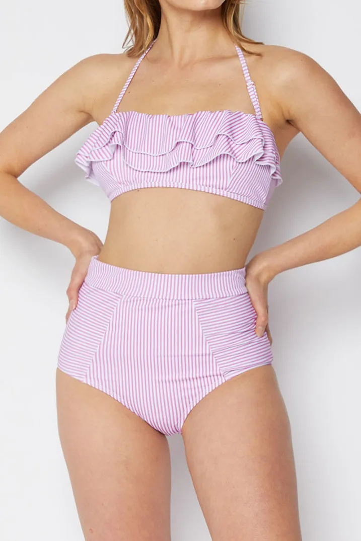 Retro Ruffle Swimsuit