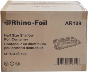 Rhino-Foil - Half Size - Shallow - Aluminium Steam Pan