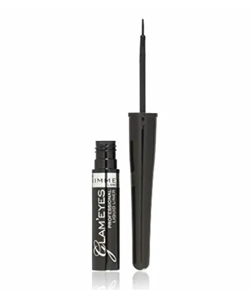 Rimmel Glam Eyes Liquid Liner, Black Glamour 001