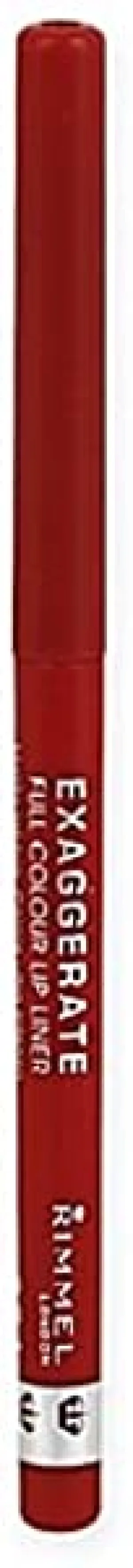 Rimmel London Exaggerate Automatic Full Colour Lip Liner in Red Diva