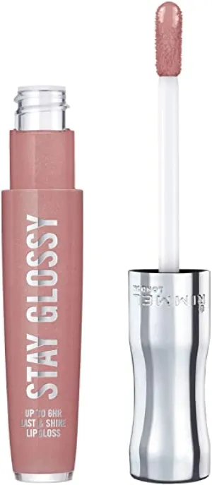 Rimmel Stay Glossy Lipgloss 6 Hour Lip Gloss Blushing Belgraves 0.18 Fl Oz