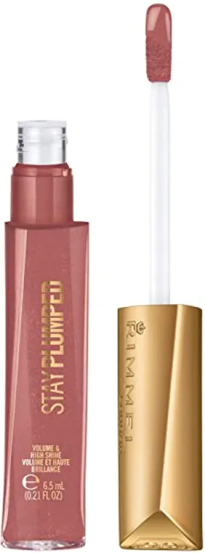 Rimmel Stay Plumped Lip Gloss, 210 1999, Pack of 1