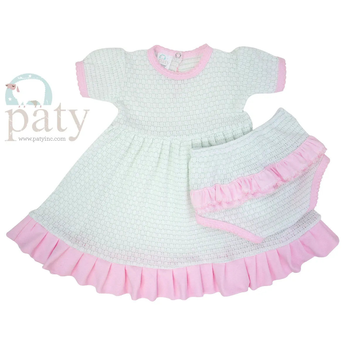Ruffle Dress w/ Diaper Cover #PS1507