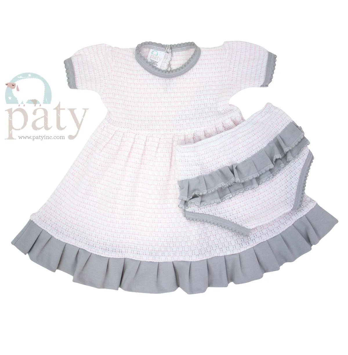 Ruffle Dress w/ Diaper Cover #PS1507