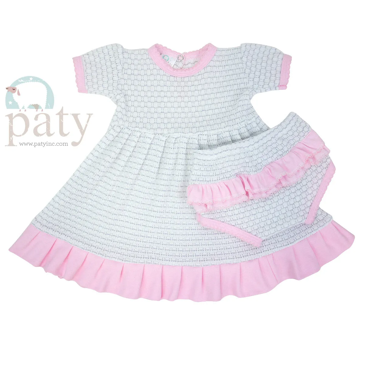 Ruffle Dress w/ Diaper Cover #PS1507