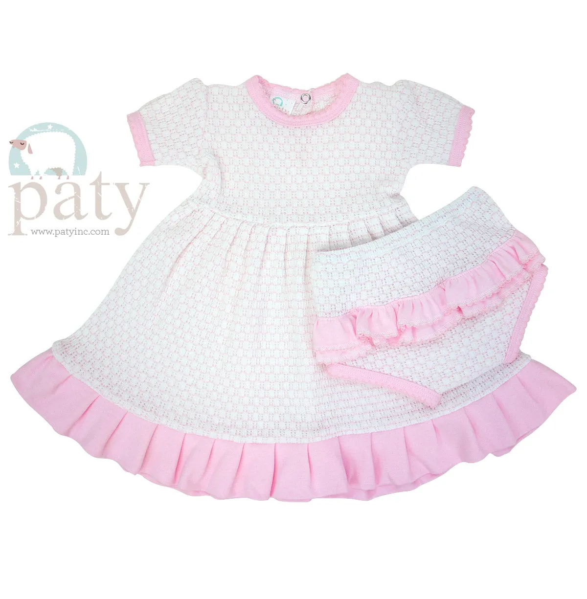 Ruffle Dress w/ Diaper Cover #PS1507