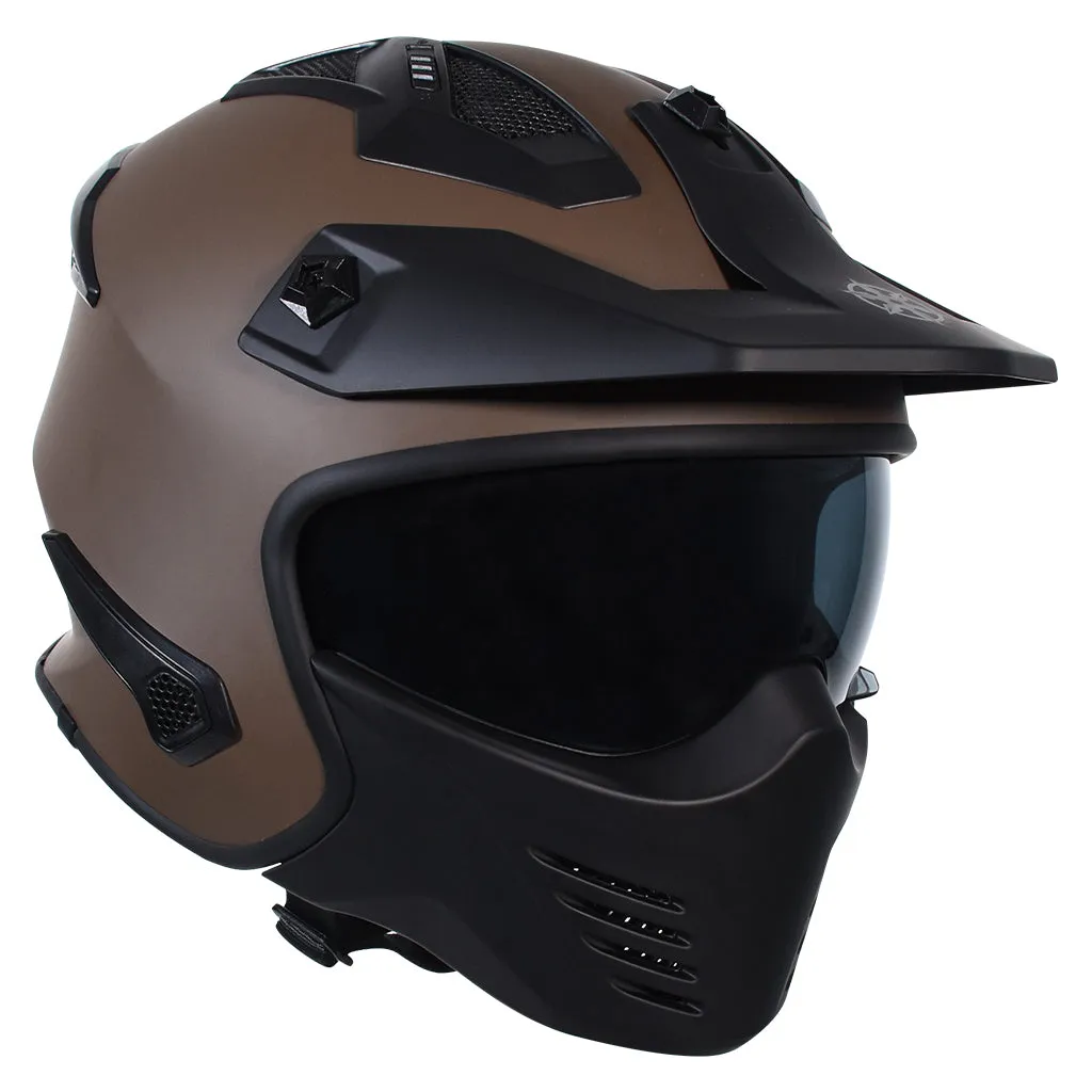 RYO RX-1 (FS-726) MOTORCYCLE OPEN FACE HELMET