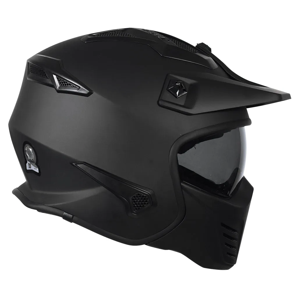 RYO RX-1 (FS-726) MOTORCYCLE OPEN FACE HELMET