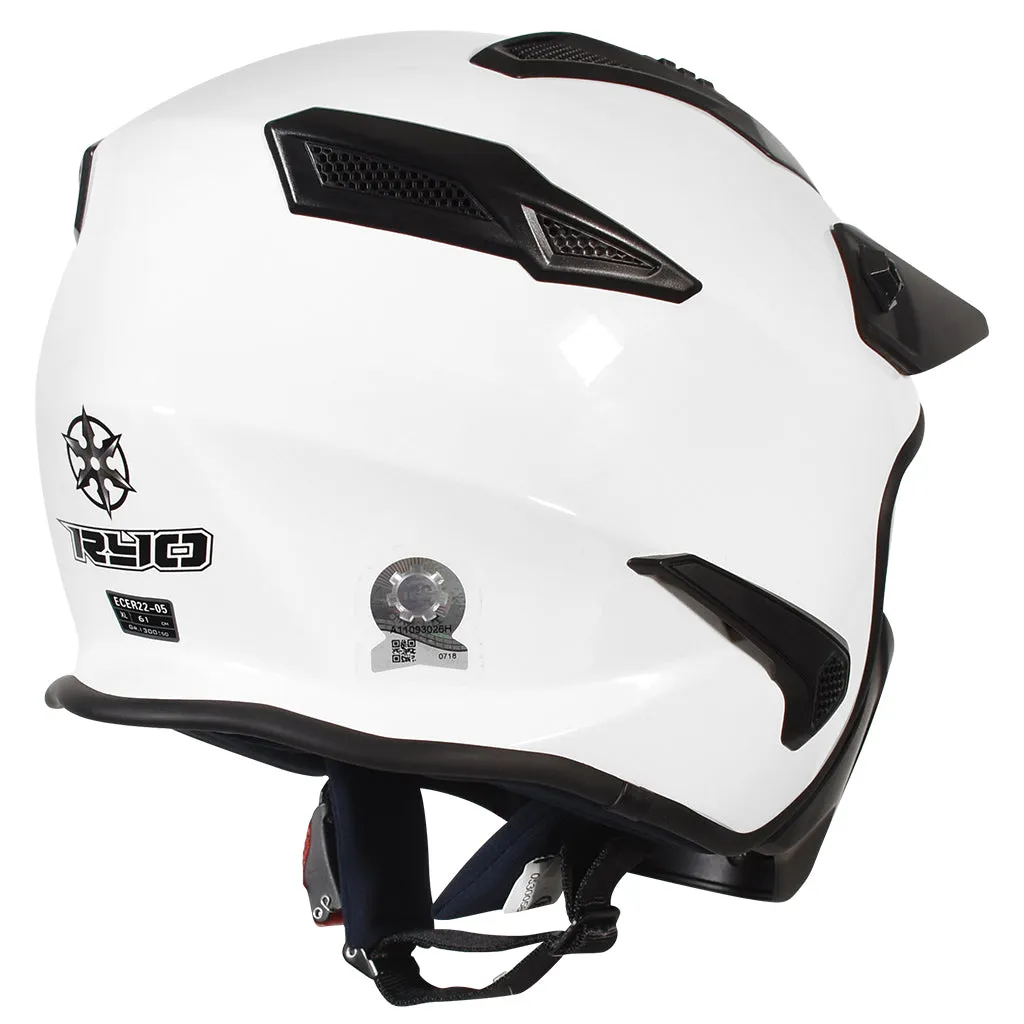 RYO RX-1 (FS-726) MOTORCYCLE OPEN FACE HELMET