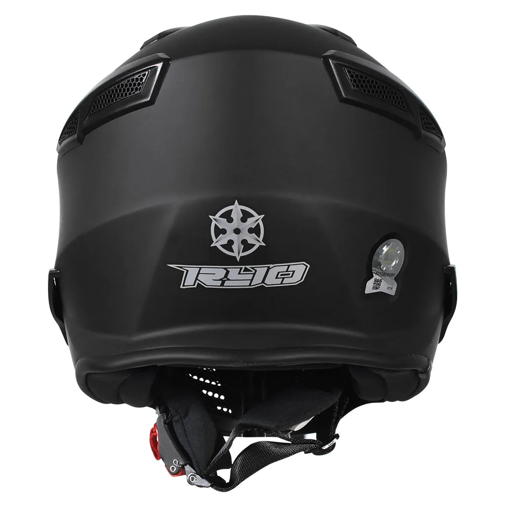 RYO RX-1 (FS-726) MOTORCYCLE OPEN FACE HELMET