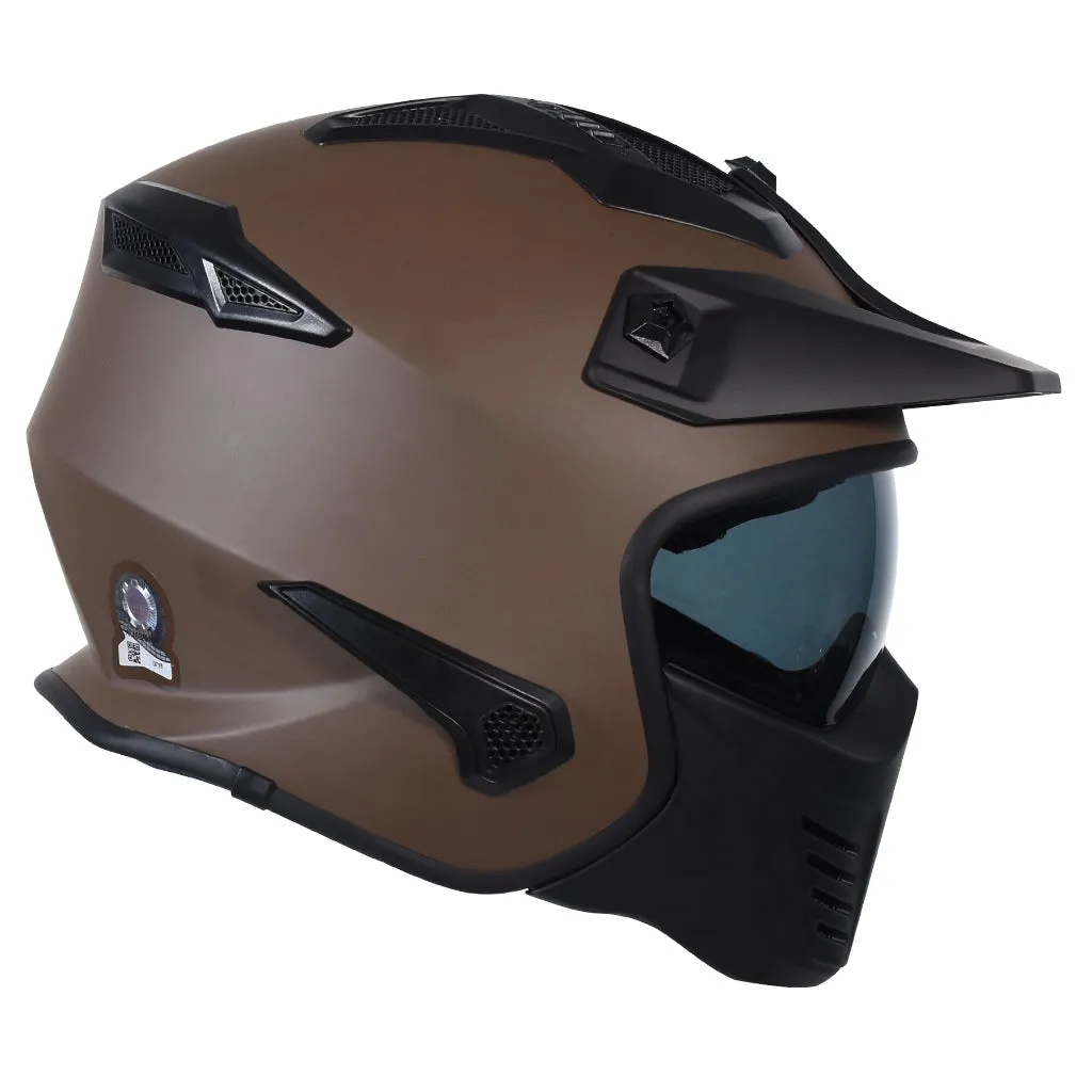 RYO RX-1 (FS-726) MOTORCYCLE OPEN FACE HELMET
