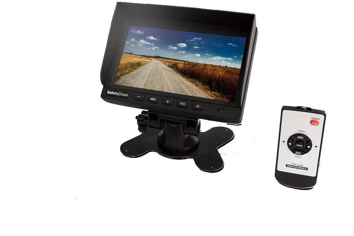 SafetyDave Reversing Camera Kit 5.8inch Dash Monitor with 2 Eyeball Ccd Cameras