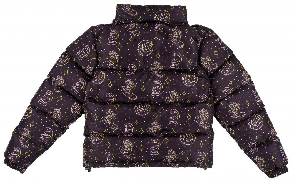 Santa Cruz Womens Jacket Gateway Quilted Jacket - Black