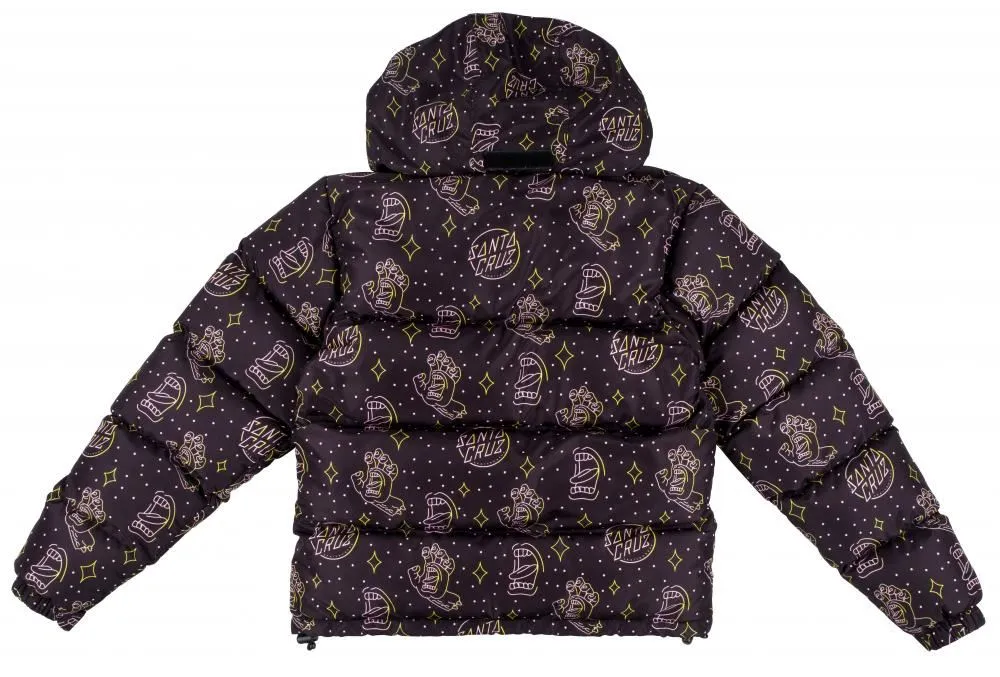 Santa Cruz Womens Jacket Gateway Quilted Jacket - Black