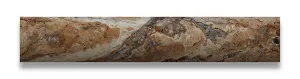 Scabos 1X6 Travertine Quarter - Round Trim Piece / Molding