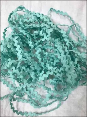 Sea Glass Baby Rick Rack - Lady Dots Creates Finishing Trims