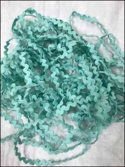 Sea Glass Baby Rick Rack - Lady Dots Creates Finishing Trims