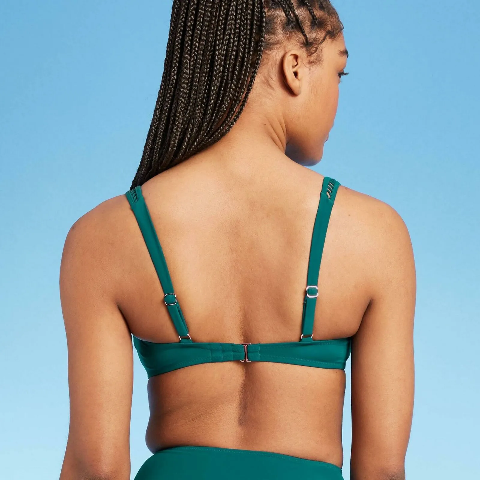 Shade & Shore Women's Ladder Trim Bralette Bikini Top