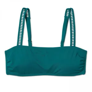 Shade & Shore Women's Ladder Trim Bralette Bikini Top