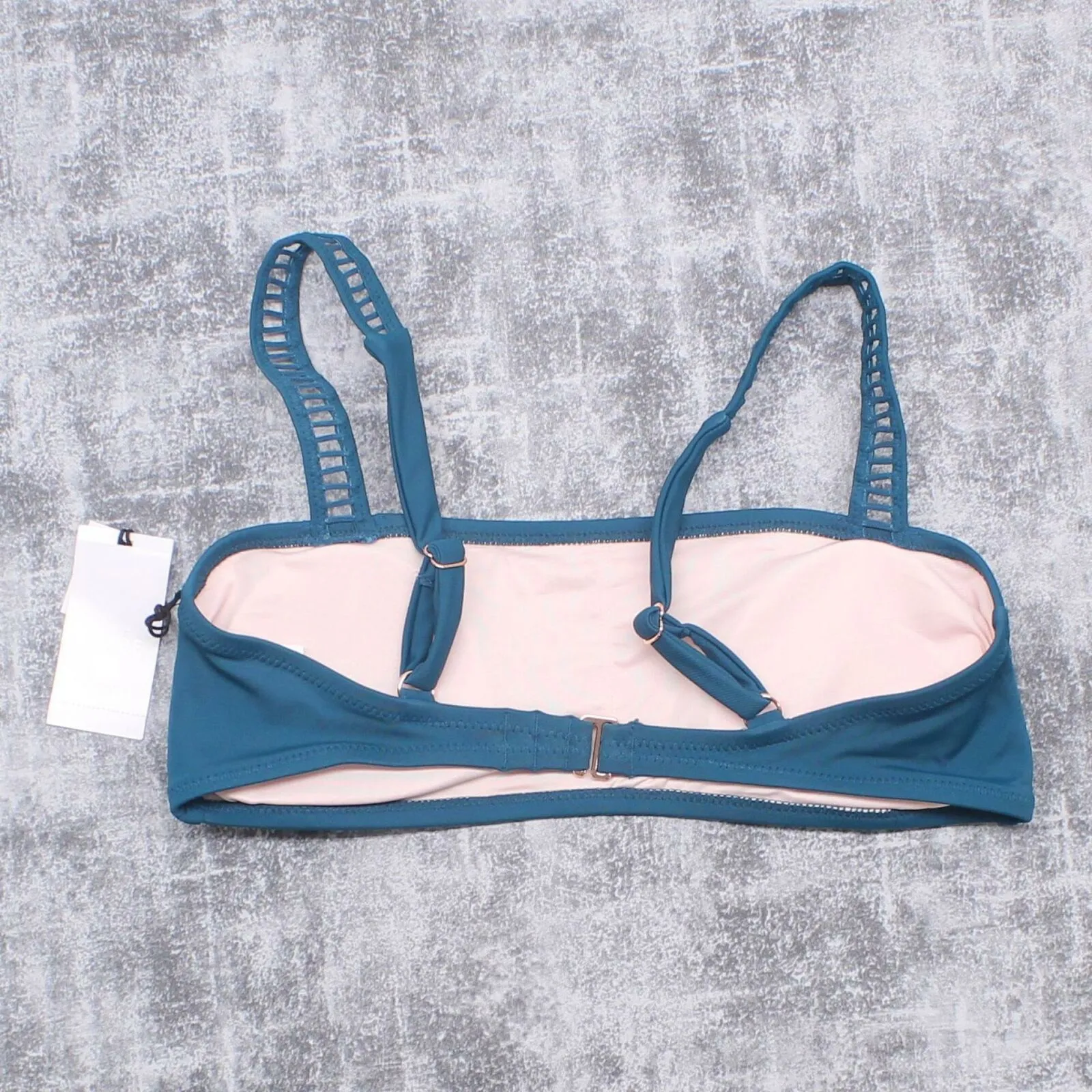 Shade & Shore Women's Ladder Trim Bralette Bikini Top