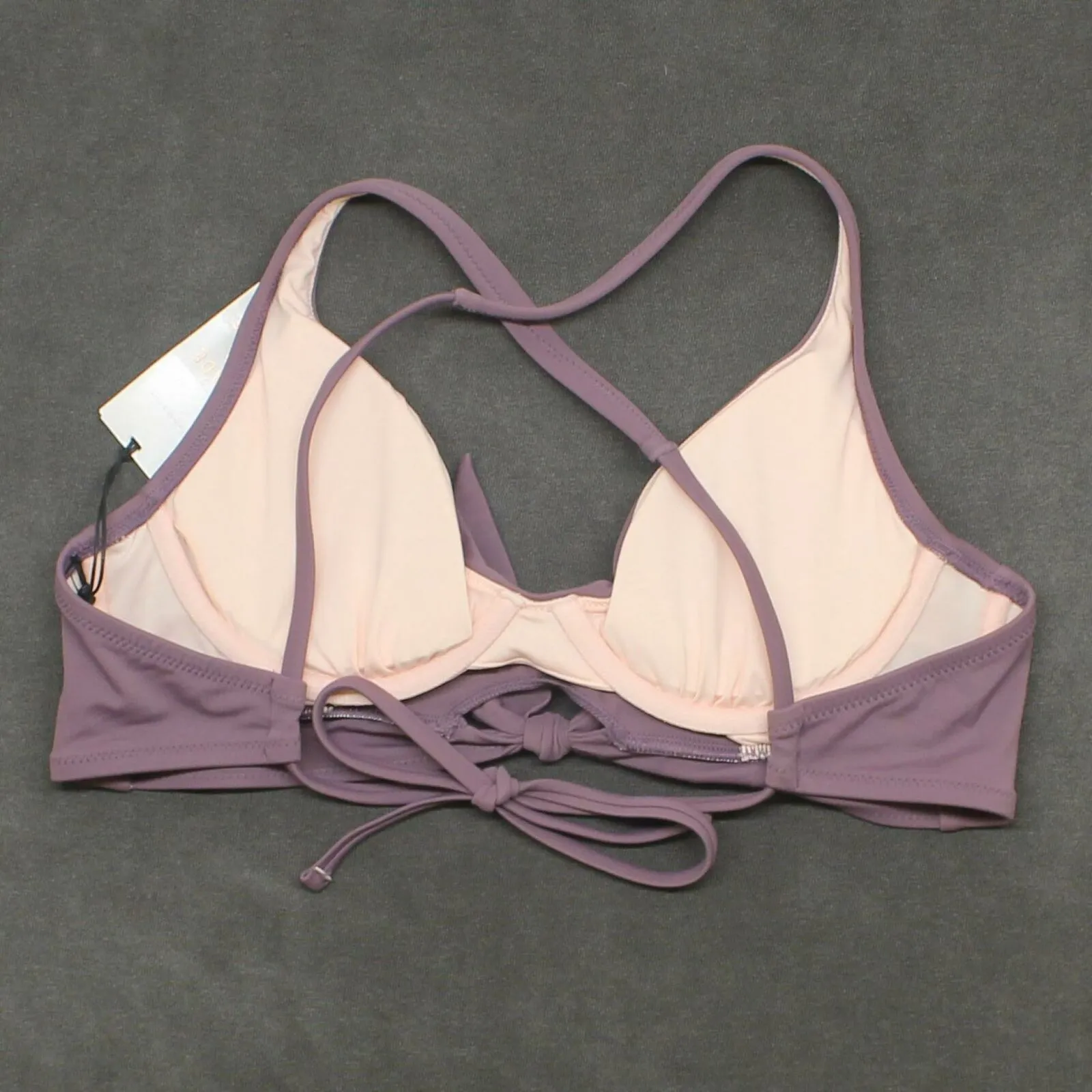 Shade & Shore Women's Tie-Front Bralette Bikini Top