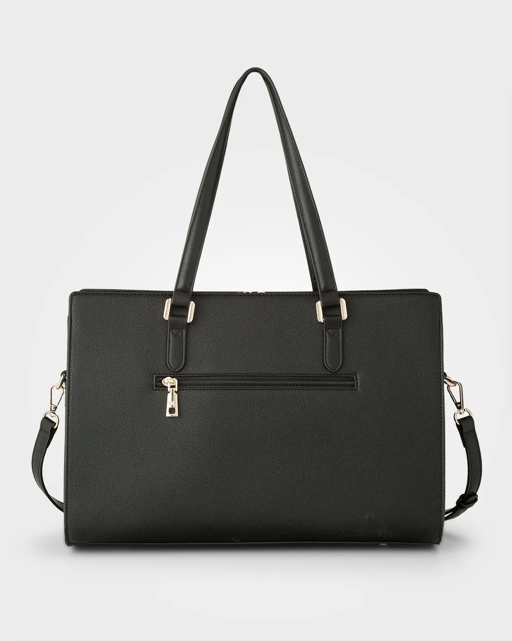 Sheree Laptop Tote Work Bag With Crossbody Strap