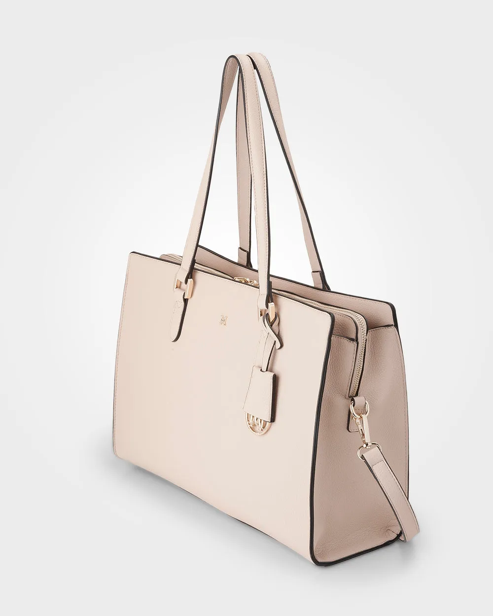 Sheree Laptop Tote Work Bag With Crossbody Strap