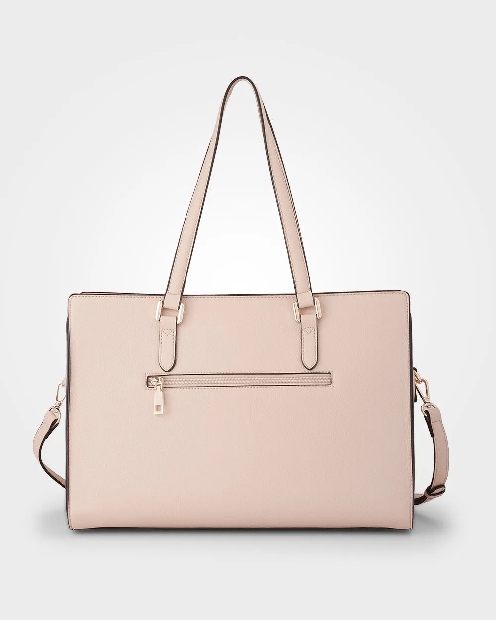 Sheree Laptop Tote Work Bag With Crossbody Strap