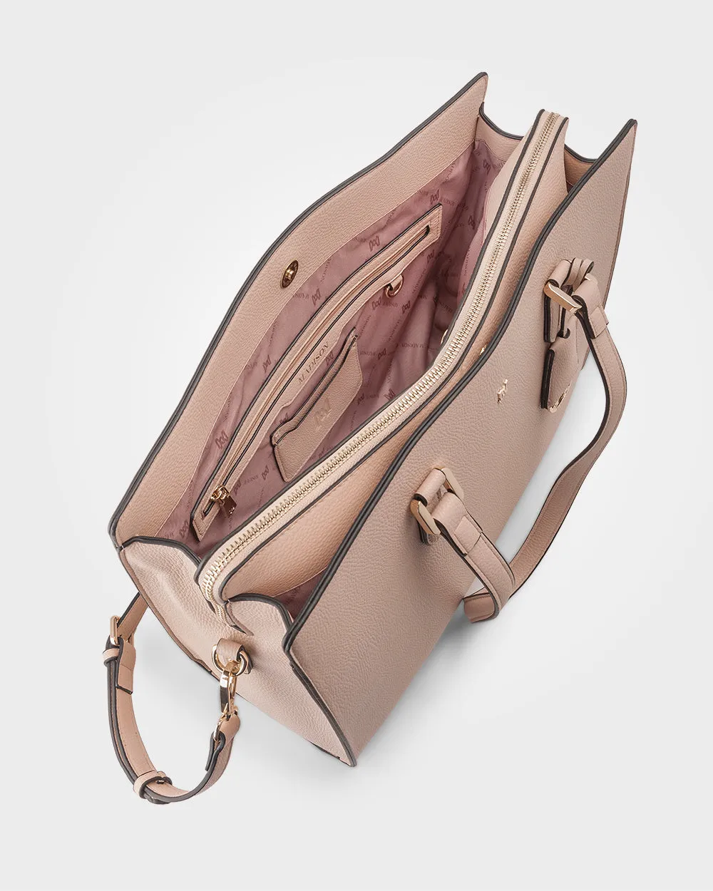 Sheree Laptop Tote Work Bag With Crossbody Strap