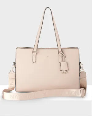 Sheree Laptop Tote Work Bag With Crossbody Strap
