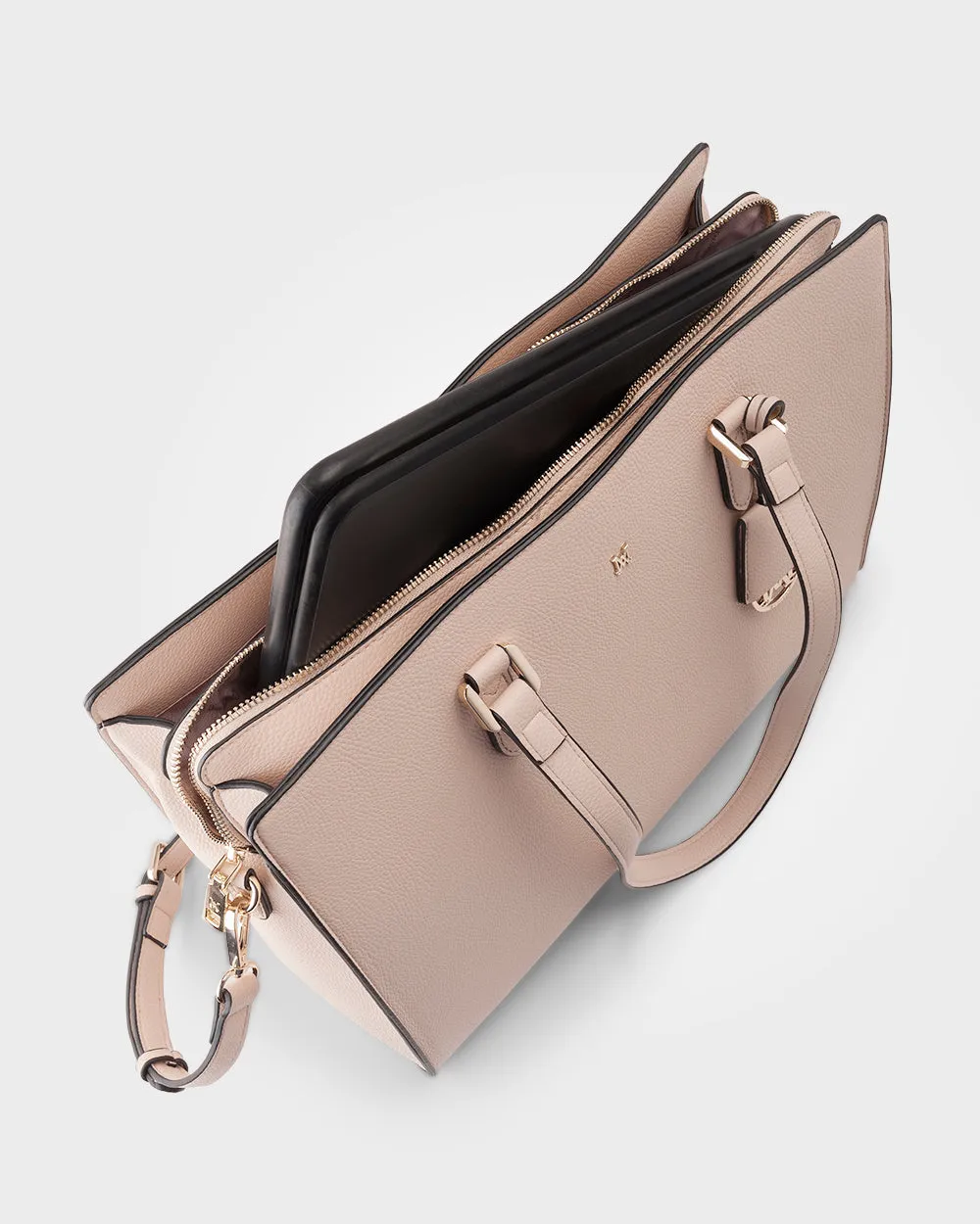 Sheree Laptop Tote Work Bag With Crossbody Strap