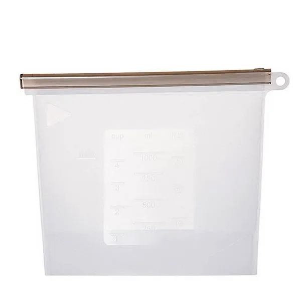 Silicone Fresh Bags Sealing Storage Home Food Kitchen Organization Gadgets