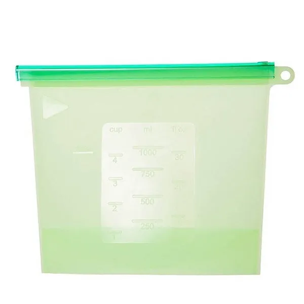 Silicone Fresh Bags Sealing Storage Home Food Kitchen Organization Gadgets