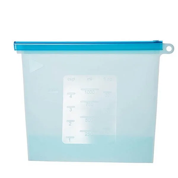 Silicone Fresh Bags Sealing Storage Home Food Kitchen Organization Gadgets