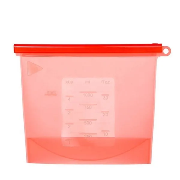 Silicone Fresh Bags Sealing Storage Home Food Kitchen Organization Gadgets