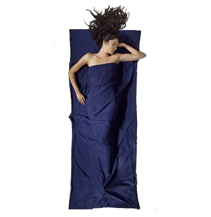 Single Ultralight Design Outdoor Sleeping Bag Camping Hiking Bag Liner Portable Folding Travel Bags