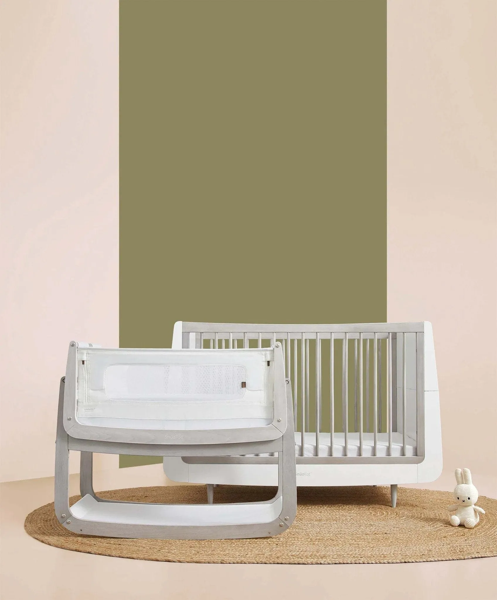 SnuzPod 4 Bedside Crib - The Natural Edit Silver Birch