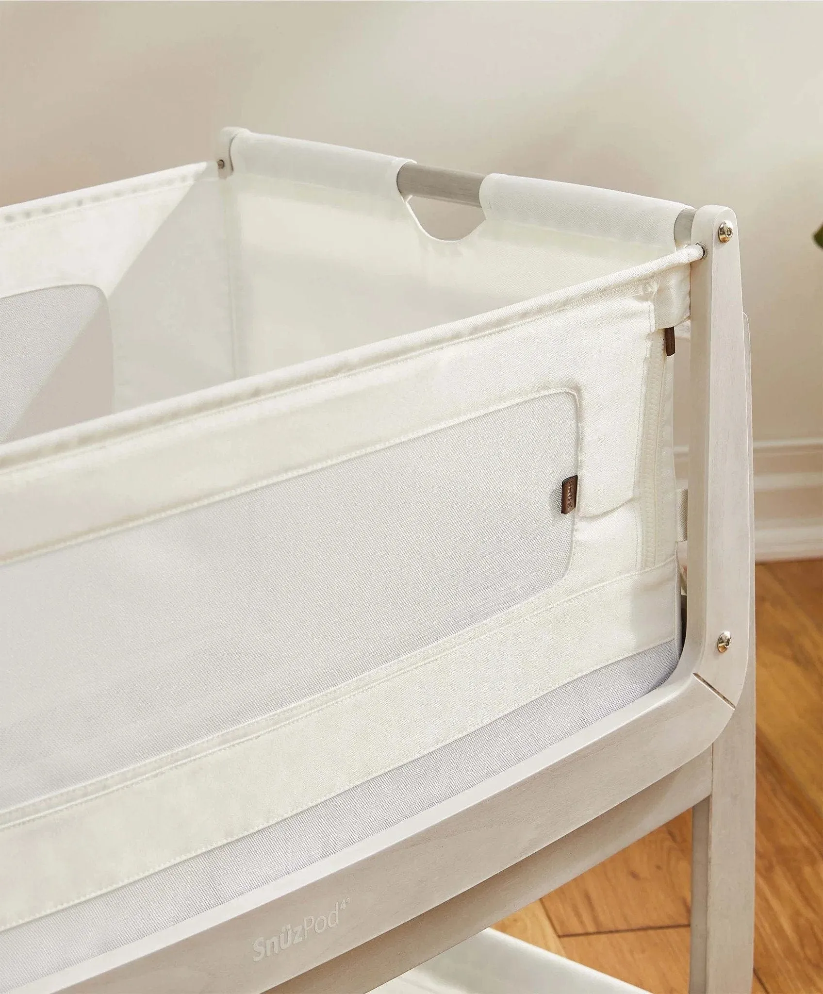 SnuzPod 4 Bedside Crib - The Natural Edit Silver Birch