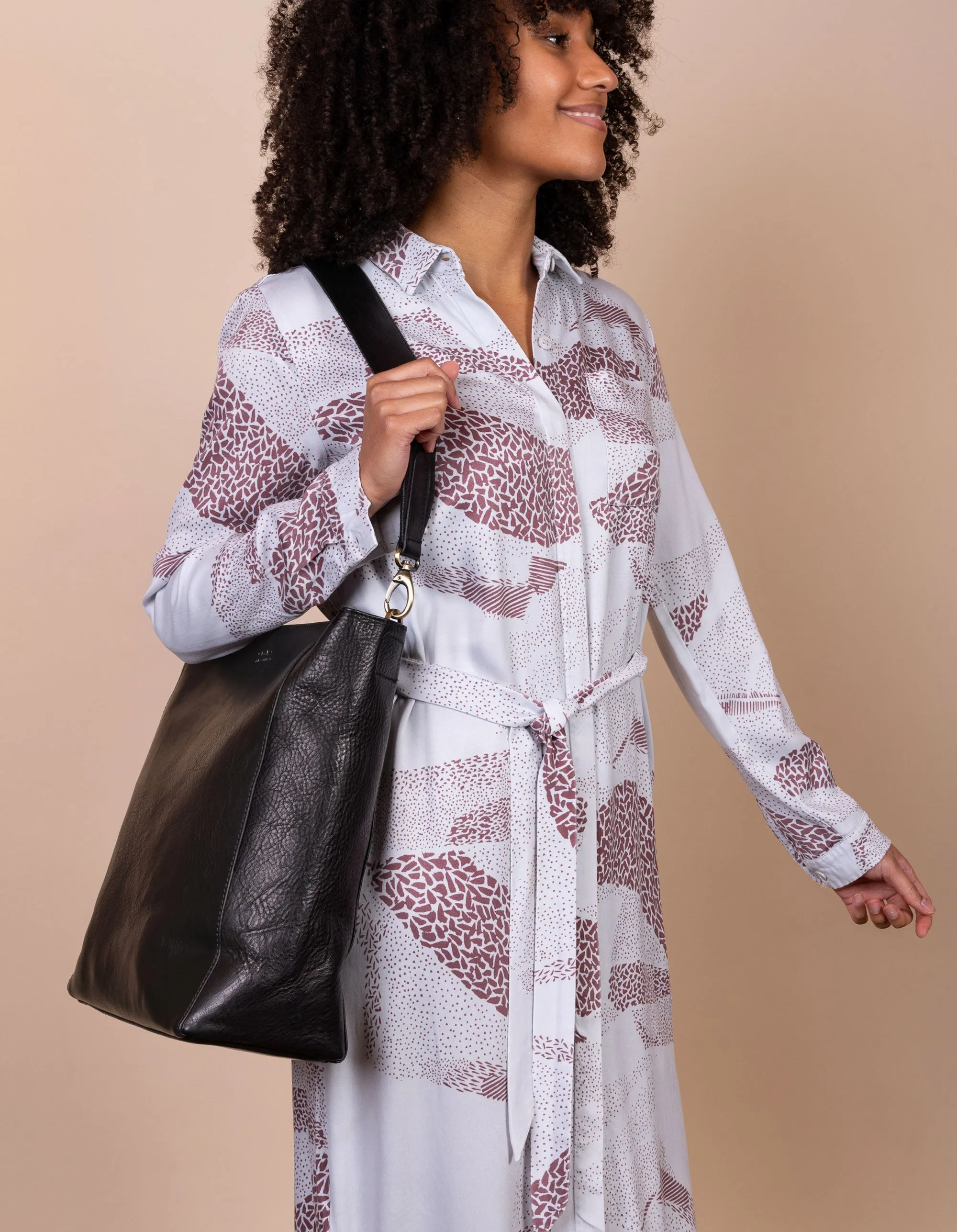 Sofia - Black Stromboli Leather