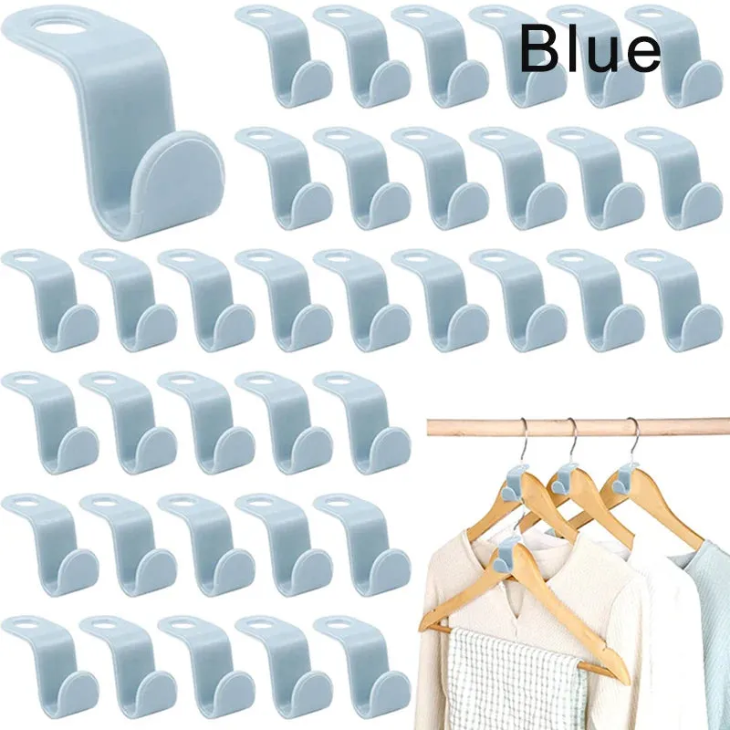 Space Saving Extendable Hanger Connector Organizer (50Pcs)