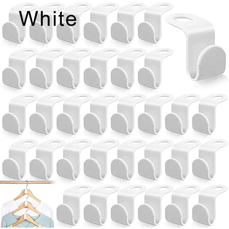 Space Saving Extendable Hanger Connector Organizer (50Pcs)