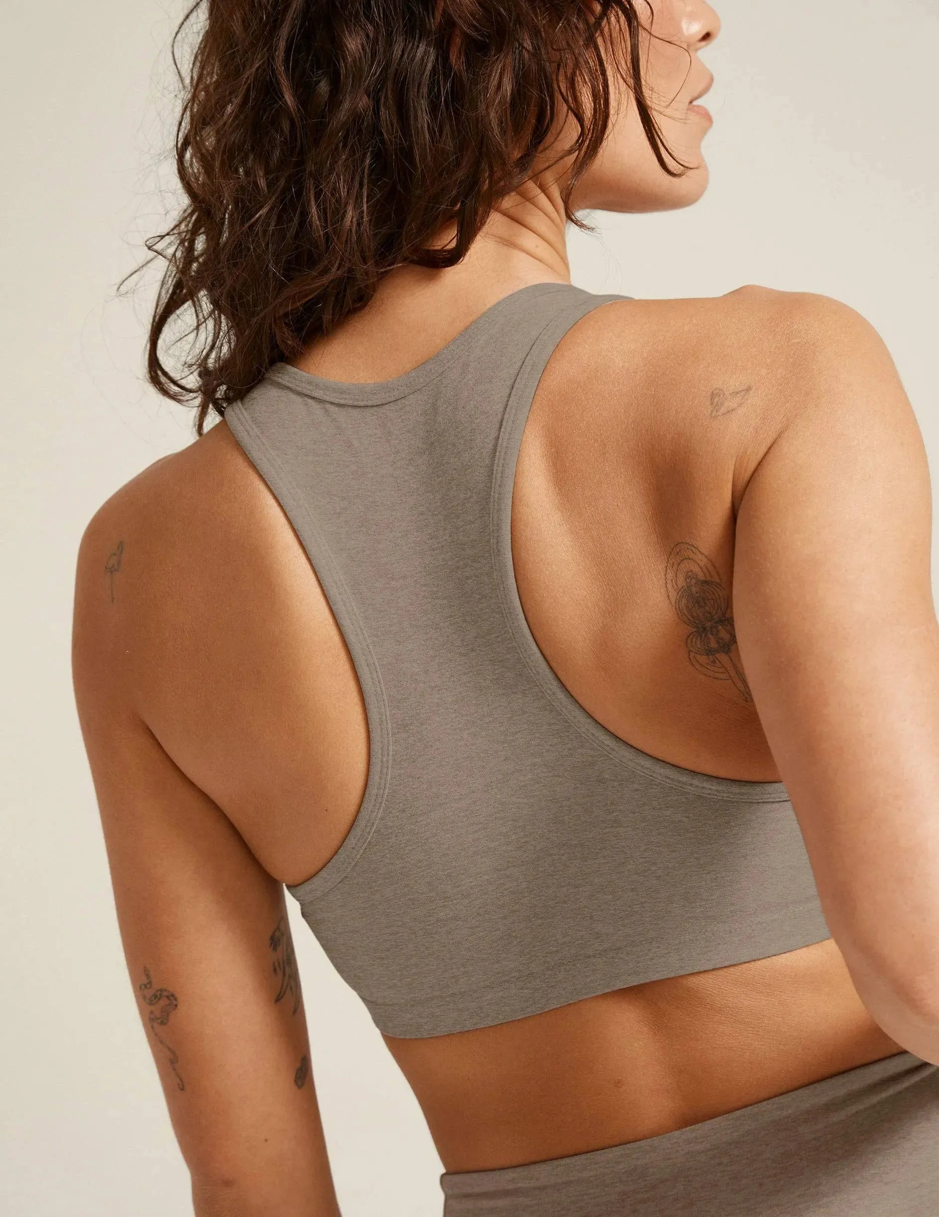 Spacedye Lift Your Spirits Bra by Beyond Yoga | Birch Heather