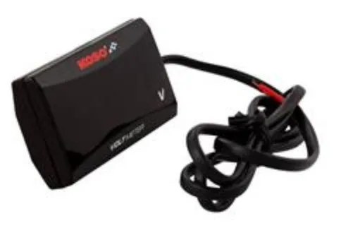 Speedometer Cover ZELIONI Black   Koso Voltmeter | Vespa Sprint 50-150cc 2T /4T