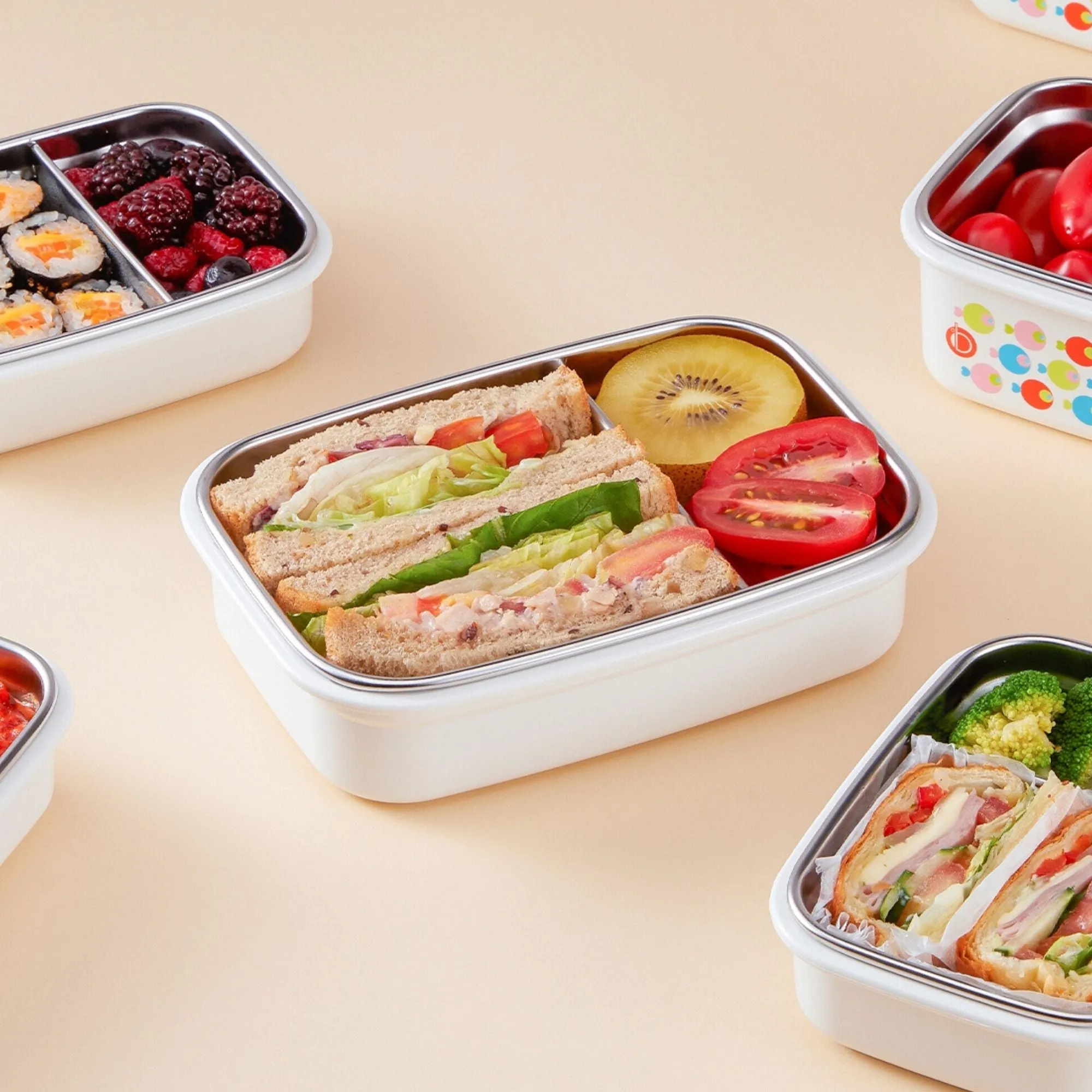 Stainless Divided Lunchbox / 19 oz