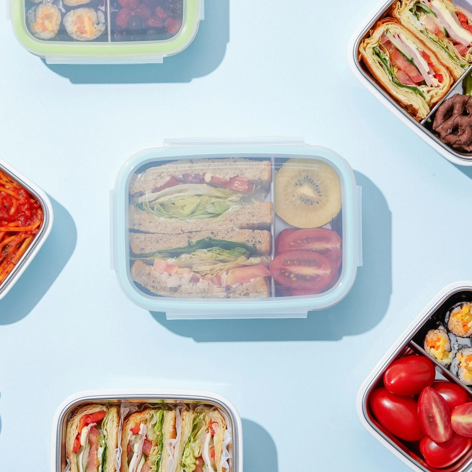 Stainless Divided Lunchbox / 19 oz