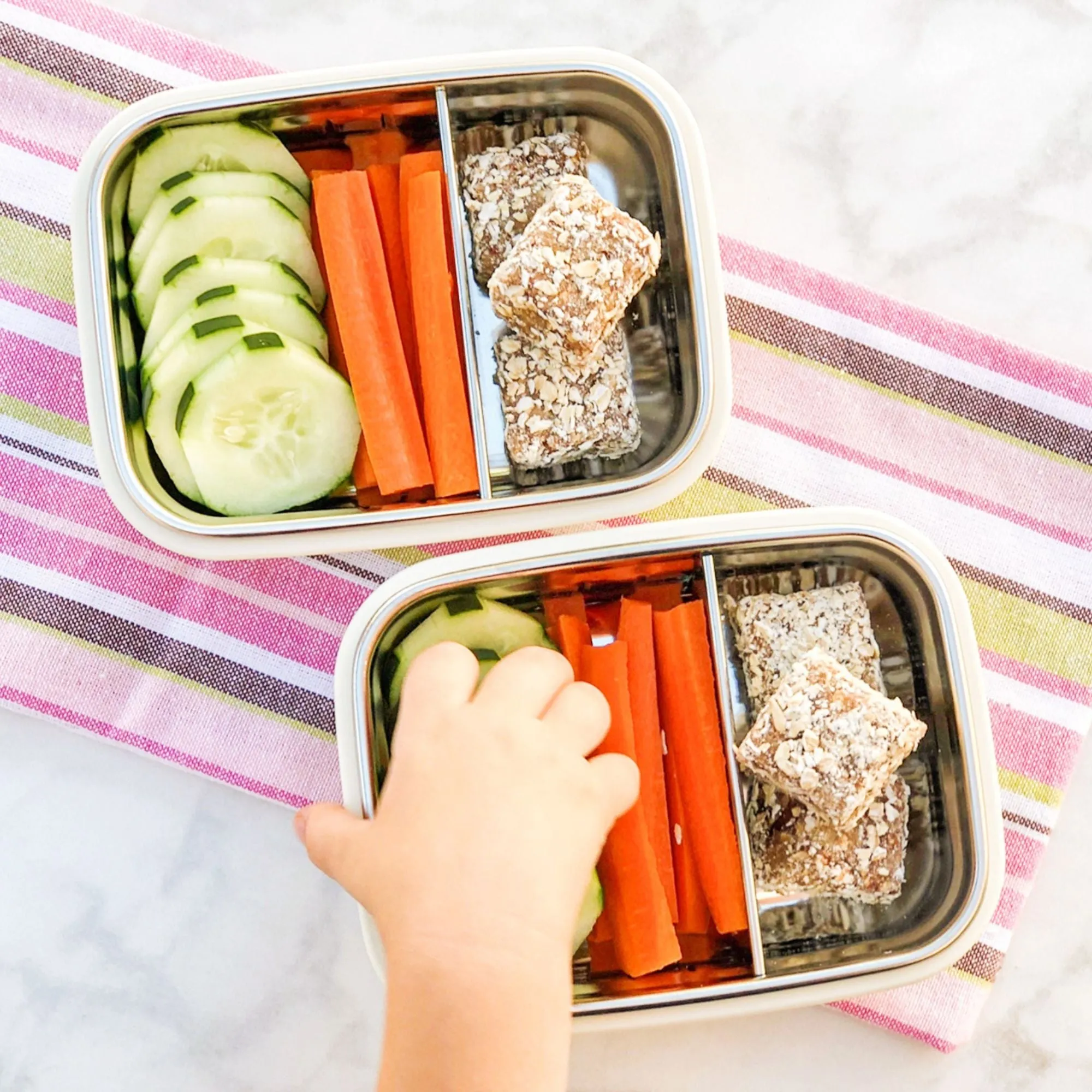 Stainless Divided Snackbox / 11 oz